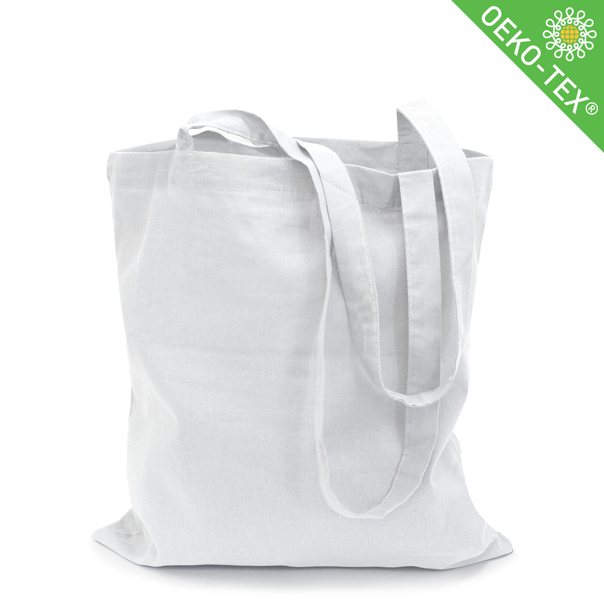 21_Riad_2,Baumwolltasche mit langen Henkeln, Farbe: weiß