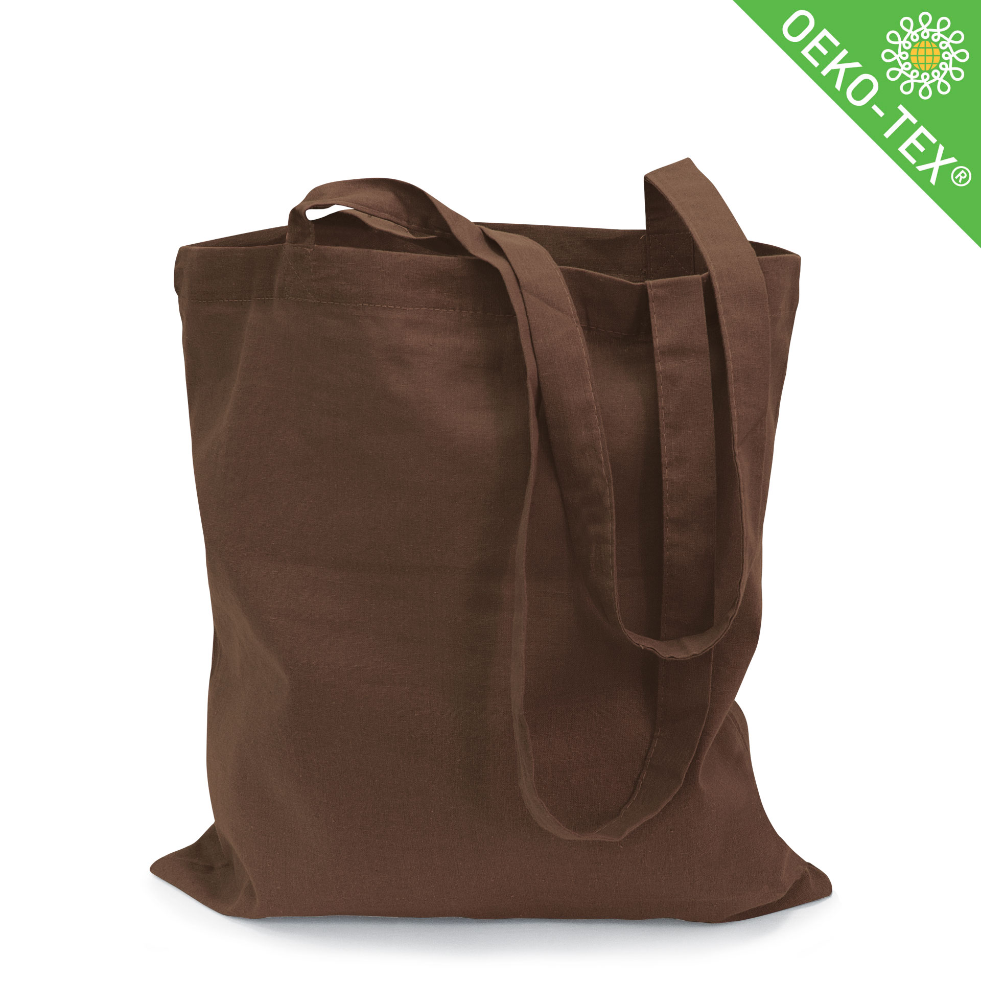 21-13_Riad,Baumwolltasche mit langen Henkeln, Farbe: braun