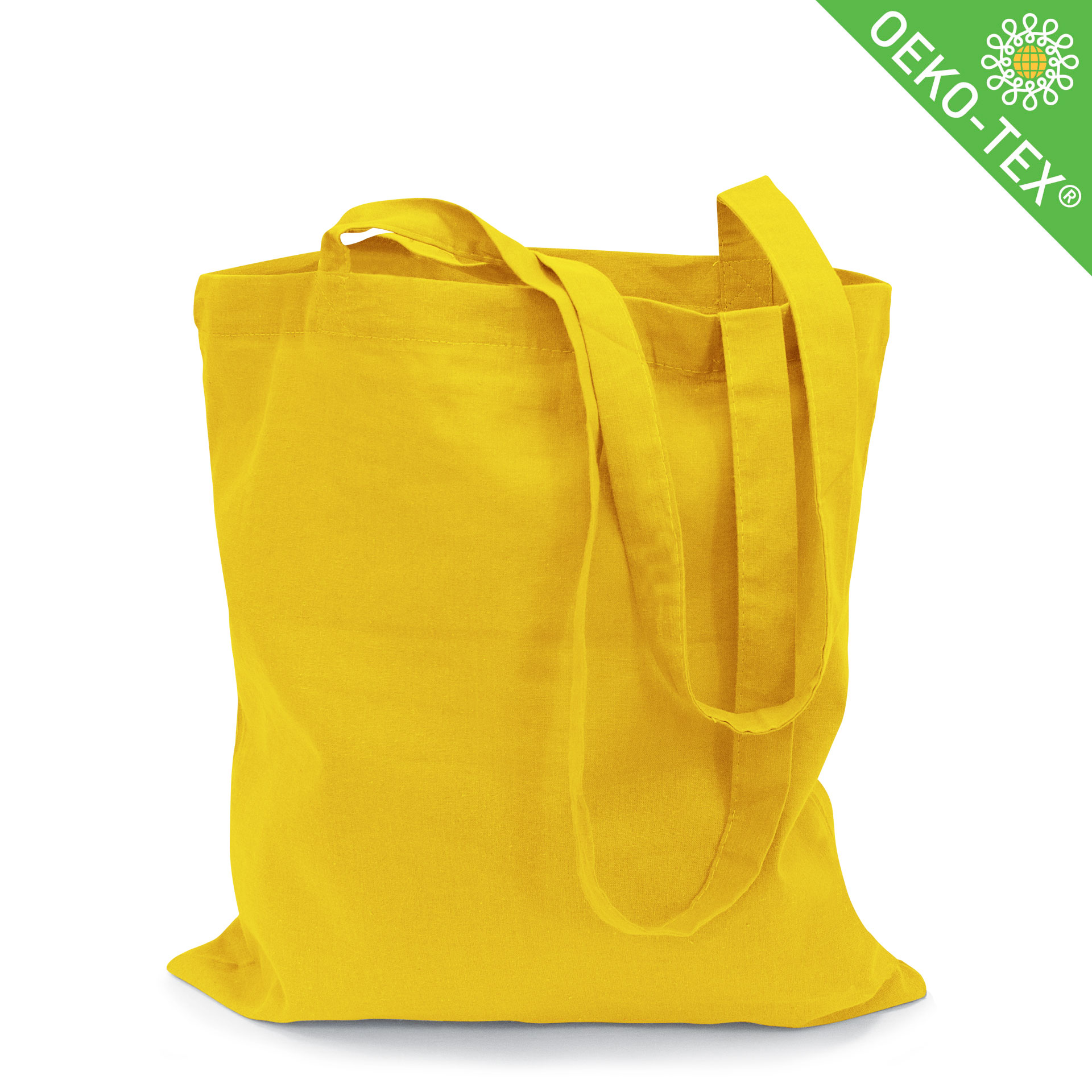 21-20_Riad,Baumwolltasche mit langen Henkeln, Farbe: gelb