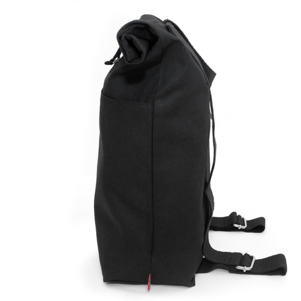 140-70 Seattle Wickelrucksack, Rolltop aus schwerer Baumwolle detail