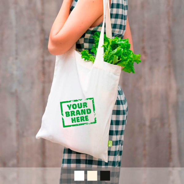 PERTH - BIO-Baumwolltasche mit langen Henkeln