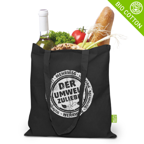 PERTH - BIO-Baumwolltasche mit langen Henkeln